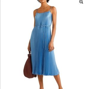 Vince Blue Pleated Dress